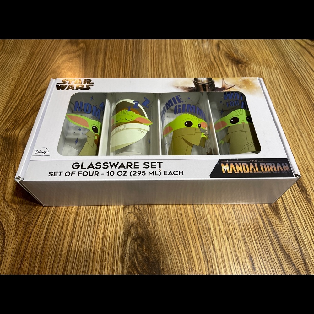 Star Wars Mandalorian Glassware set of 4